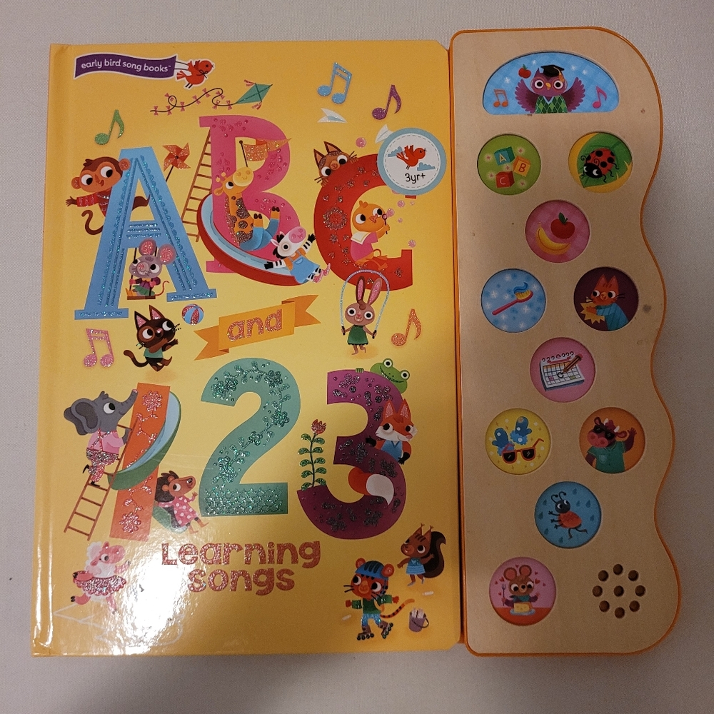 ABC & 123 Learning Songs: Interactive Children's Sound Book (11 Button Sound) (1